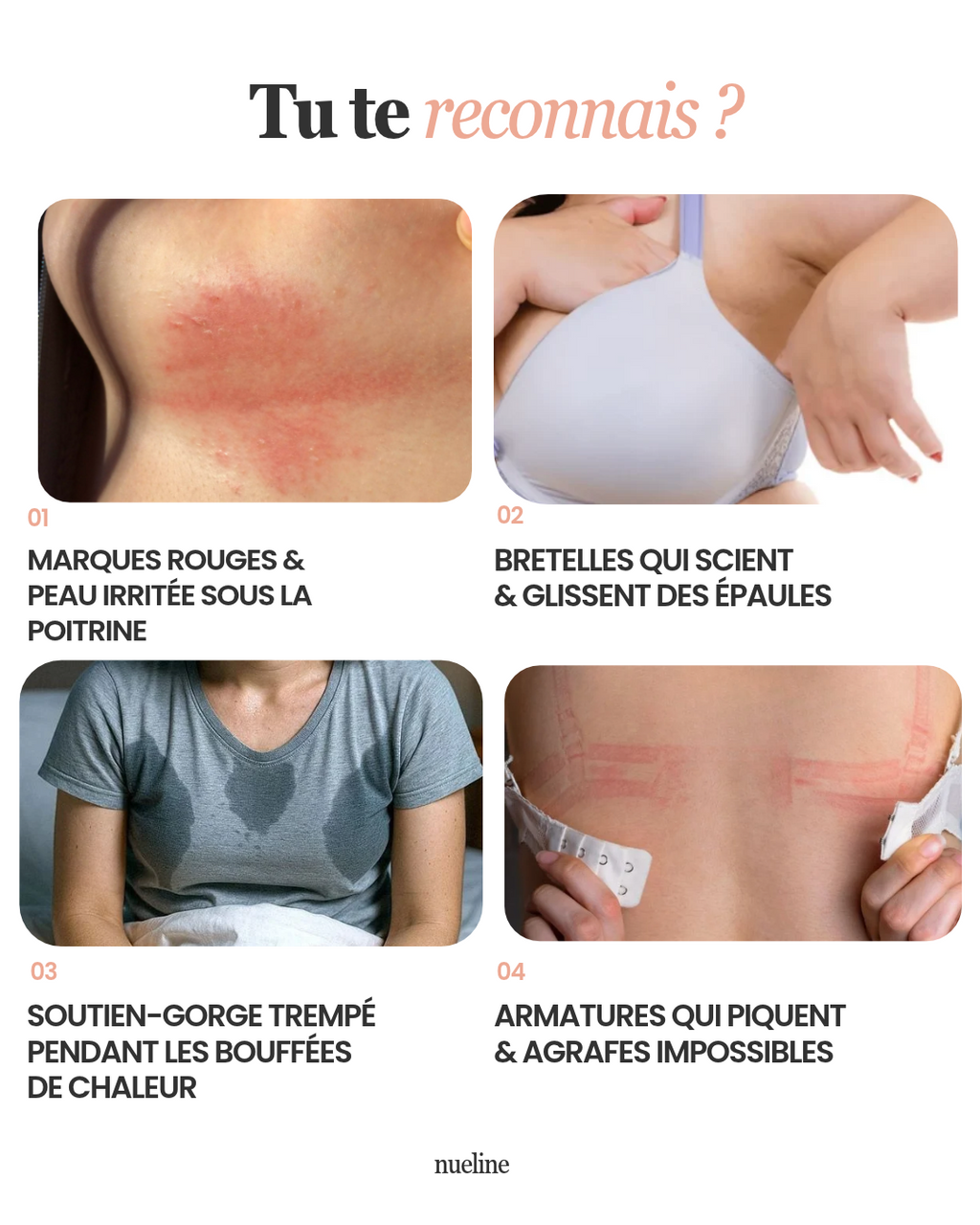 Le Débardeur Nuéline — Soutien-gorge intégré, sans armatures